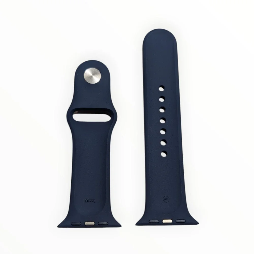 Oo8-O Genuine Apple Watch Sport Band‎ Navy Blue 46mm S/M (Open Box)